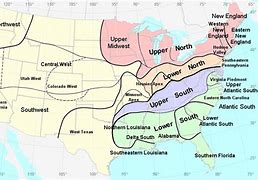 Carte des langues anglaises en Amerique